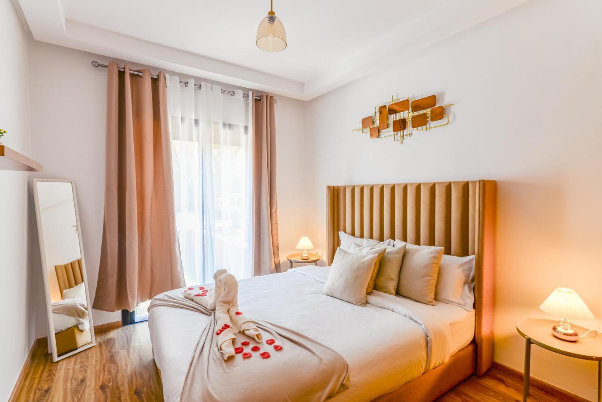 Apartamento Lina Cosy - Clim, Wifi, Jardin A 10min De L'aeroport Marraquexe